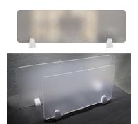 Cloison acoustique en acrylique insonorisant avec clips - Séparateur de pièce autonome pour la maison et le bureau - 120 x 30 cm - Améliore la concentration et le confort