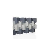 Cloison acoustique FLEXMIUT PLUG PET lot de 4 109 × 170 × 25 cm gris/gris clair hjh OFFICE Gris/Gris Clair G
