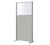 Cloison B-Zen acoustique mixte gris H160 - L82 cm
