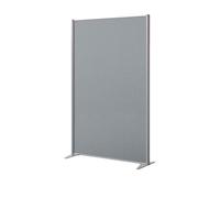 Cloison B-Zen acoustique pleine H 180, L 122 cm gris