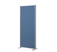 Cloison B-Zen acoustique pleine H 180, L 81 cm bleu