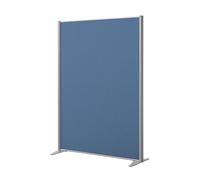 Cloison B-Zen acoustique pleine tissu H 160 x L 122 cm - bleu