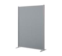 Cloison B-Zen acoustique pleine tissu H 160 x L 122 cm - gris
