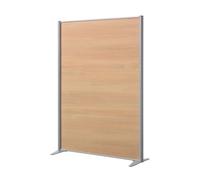 Cloison B-Zen bois antibactérien L122, H160 cm hêtre