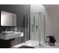 Cloison corallienne pour porte battante NP2W myDay WN 75 715-735x2000mm, VB03307520AP1, Cabines de douche: Cadre : Argent mat, Verre : ESG GlasPlus