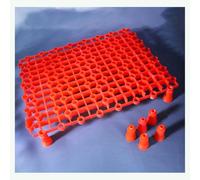 Cloison D'aquarium DIY Plaque De Couverture De Cloison D'aquarium Matériau Filtrant Partition De Tampon Plaque De Filtre De Fond D'aquarium D'épissure en PVC Rouge(4pcs)