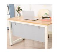 Cloison de Bureau Acoustique 100 x 40 cm - Panneau de séparation insonorisé pour Bureau et Bureau d'étudiant, écran Blanc pour Une Meilleure Concentration et Une réduction du Bruit, idéal po