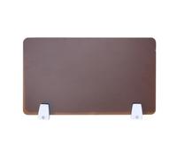 Cloison de Bureau en Acrylique Marron pour Tables D’école et Bureaux | Séparation Rapide, Création D’espaces Privés, Usage pour Élèves et Enseignants, Comptoirs D’accueil