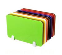 Cloison de bureau en acrylique, séparateur amovible pour bureaux, écoles et restaurants, 80 x 40 cm, orange - Améliore la concentration et la productivité, solution d'espace de travail élégante