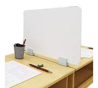 Cloison de bureau insonorisée blanche pour étudiants et espaces de travail 40 x 30 cm Réduction du bruit Design moderne pour une meilleure concentration et productivité