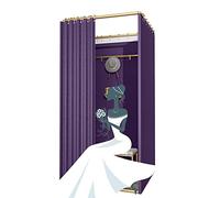 Cloison de confidentialité portable pour magasins de vêtements, bureaux et dortoirs - Vestiaire indépendant mobile avec couvercle d'ombrage