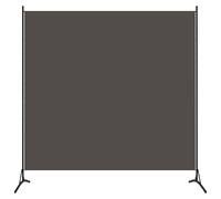 Cloison de séparation 1 panneau Anthracite 175x180 cm