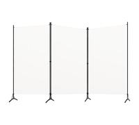 Cloison de Séparation 2 Panneaux Anthracite 175x180 cm Tissu Paravent vidaXL