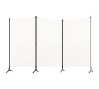 Cloison de Séparation 2 Panneaux Anthracite 175x180 cm Tissu Paravent vidaXL