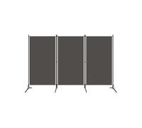 Cloison de séparation 3 panneaux Anthracite 260x180 cm