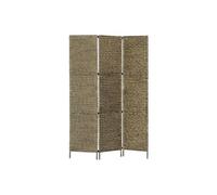 vidaXL Cloison de séparation 3 panneaux Brun 116x160 cm Jacinthe d'eau Brun G