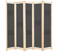 Cloison de Séparation 4 Panneaux Crème Tissu Séparateur de Pièce Maison vidaXL