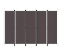 Cloison de Séparation 6 Panneaux Blanc 300x180 cm Paravent Chambre vidaXL