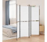 Cloison de Séparation 6 Panneaux Noir 300x200cm Tissu Paravent Diviseur vidaXL