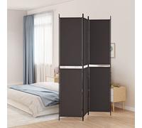 Cloison de Séparation 6 Panneaux Noir 300x200cm Tissu Paravent Diviseur vidaXL