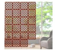 Cloison de séparation à suspendre avec anneaux en fer - Cloison de séparation pour décoration d'intérieur, salon, salle à manger, chambre à coucher - 29 x 29 cm - 1 pièce