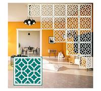 Cloison de séparation à suspendre - Paravent de séparation d'intérieur en bois et plastique, panneau de décoration d'entrée de 5 mm d'épaisseur, idéal pour le salon et les espaces de séjour