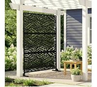 Cloison de séparation And acier galvanisé 180 x 120 x 40 cm noir