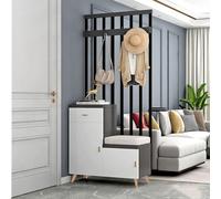 Cloison de séparation autonome avec meuble de rangement et coussin doux, pour entrée et salon