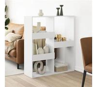 vidaXL Cloison de séparation en bois d'ingénierie 100×33×115 cm Blanc