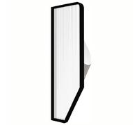 Cloison de séparation de 39,4 pouces (environ 100 cm) de haut pour toilettes publiques pour hommes, cloison murale pour urinoir avec pare-vue, cloison étanche, cloison de toilettes pour jardins