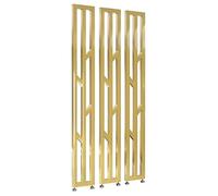 Cloison de séparation de pièce, cloison de séparation d'intimité, cloison de séparation Polyvalente du Sol au Plafond pour la Maison ou Le Bureau, Or - 200 cm/79 po,Gold-200cm/79in