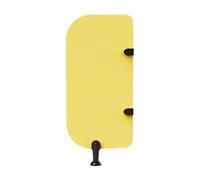 Cloison de séparation de toilette pour urinoir de dessin animé pour enfants, cloison de séparation de toilette pour jardin d'enfants, cloison de protection pour urinoir (couleur : jaune, taille : A 1