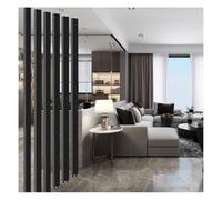 Cloison de séparation du sol au plafond - 7 lattes - Panneaux muraux acoustiques pour salon, bureau, restaurant, 180 cm / 70.8in, solution de séparation élégante