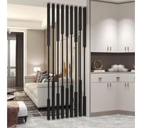 Cloison de séparation du sol au plafond en fer forgé pour balcon, chambre à coucher, bureau, décoration moderne et minimaliste