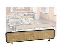 Cloison de séparation élégante en rotin tissé - 30 x 80 cm - Parfait pour les restaurants et les bureaux - Moderne pour les espaces publics et décoration élégante