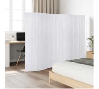 Cloison de séparation en bambou blanc VIDAXL - 250 x 165 cm - Intérieur - Bambou + support non-tissé