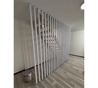 Cloison de séparation en bois, du sol au plafond, idéale pour le bureau, la chambre, la séparation de l'espace, décoration intérieure élégante, solution de séparation polyvalente