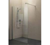 Cloison de séparation en corail avec élément suspendu myDay WWP droit 140 1385-1405x2000mm, VB02214020AP1, Cabines de douche: Cadre : Argent mat, Verre : ESG GlasPlus