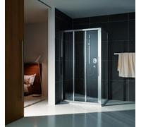 Cloison de séparation en corail pour porte coulissante S3, FT2 myDay W 80 785-805x2000mm, VB00608020AA1, Cabines de douche: Cadre : Argent mat, Verre : ESG