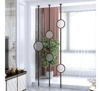 Cloison de séparation en Fer forgé sur Pied, idées de cloison de séparation sur Pied, écran de confidentialité en Forme de Colonne pour l'entrée du Salon et de la Chambre à Coucher(D,H-230cm/90in)