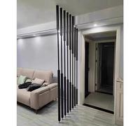 Cloison de séparation en métal, design autonome avec lattes de fer pour plus d'intimité et séparation de l'espace