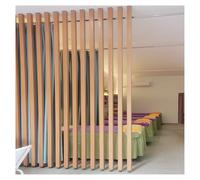 Cloison de séparation en métal - Paravent à lattes élégant avec 4 poteaux de 130 cm de hauteur - Solution moderne de séparation d'espace pour la maison et le bureau