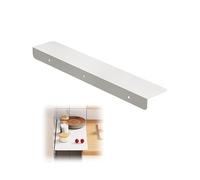 Cloison de séparation en métal pour réfrigérateur de cuisine - Planche d'extension pour comptoir de cuisine et salle de bain - 50 x 20 cm pour un rangement peu encombrant