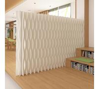 Cloison de séparation en papier pliable moderne - Assemblage facile - Pour la maison, le bureau, le magasin de vêtements - 400 500 cm - Pas besoin d'outils - Solution d'économie d'espace