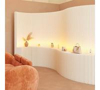 Cloison de Séparation en Papier Pliables, Paravent de Confidentialité Retractable, Separation de Piece Intérieur, pour La Maison, Le Bureau et Les Espaces Commerciaux(500~600x200cm/197~236x79in)