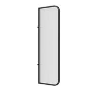 Cloison de séparation en verre transparent pour établissements de santé publique - Étanche - Pour toilettes pour homme - Séparateur d'intimité - Paroi de séparation des toilettes - Durable et facile à