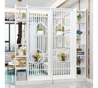 Cloison de séparation, étagères en Bois Multifonctions, cloison de séparation d'intimité pour Les Halls d'entrée, pour Une décoration élégante à Domicile ou au Bureau(W180cm/70.8in)