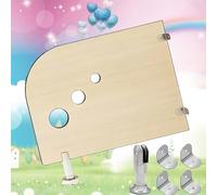 Cloison de séparation étanche pour urinoir pour enfants - Gris - 600 x 800 mm - Idéal pour les toilettes des enfants