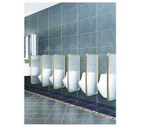 Cloison de séparation for toilettes publiques, cloison de protection for urinoirs for hommes, cloison étanche for centres commerciaux et hôtels(Golden color)
