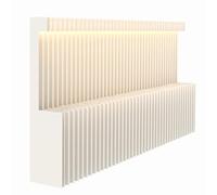 Cloison de Separation Interieur Pliable en Papier, Separateur de Pieces, Partition Rétractable pour la Maison, Le Magasin de Vêtements Ou L'entreprise(180x500cm/71x197in)